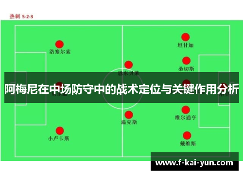 阿梅尼在中场防守中的战术定位与关键作用分析 阿梅尼在中场防守中的战术定位与关键作用分析